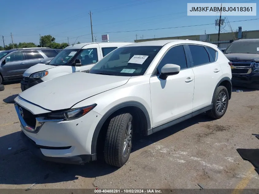 2018 Mazda Cx-5 Sport VIN: JM3KFABM8J0418361 Lot: 40488281