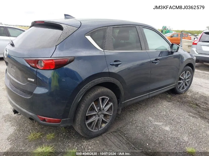 2018 Mazda Cx-5 Touring VIN: JM3KFACM8J0362579 Lot: 40492630