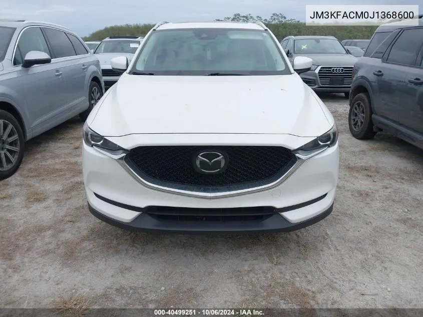 2018 Mazda Cx-5 Touring VIN: JM3KFACM0J1368600 Lot: 40499251