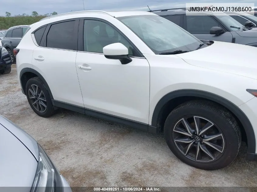 2018 Mazda Cx-5 Touring VIN: JM3KFACM0J1368600 Lot: 40499251