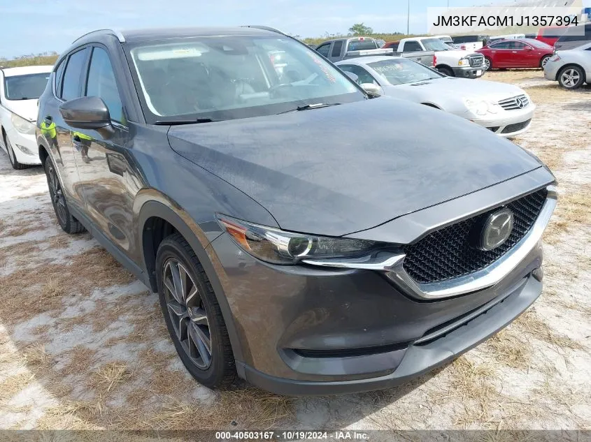 2018 Mazda Cx-5 Touring VIN: JM3KFACM1J1357394 Lot: 40503167