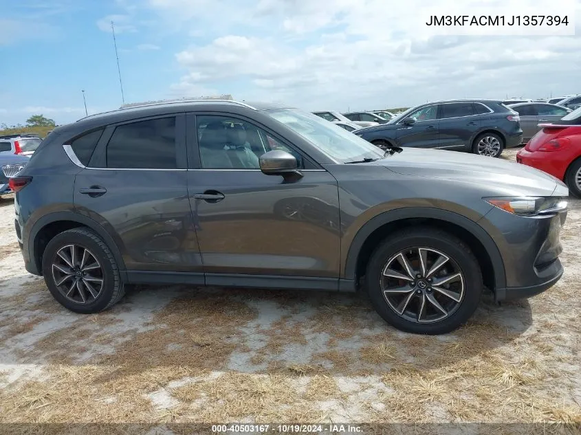 2018 Mazda Cx-5 Touring VIN: JM3KFACM1J1357394 Lot: 40503167