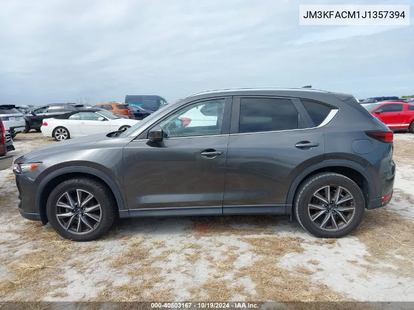 2018 Mazda Cx-5 Touring VIN: JM3KFACM1J1357394 Lot: 40503167