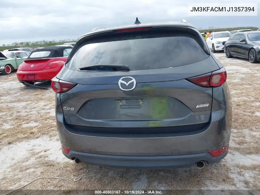 2018 Mazda Cx-5 Touring VIN: JM3KFACM1J1357394 Lot: 40503167