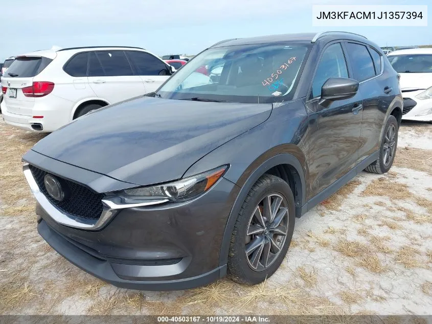 2018 Mazda Cx-5 Touring VIN: JM3KFACM1J1357394 Lot: 40503167