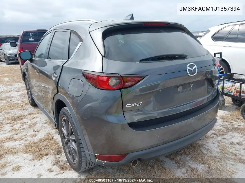 2018 Mazda Cx-5 Touring VIN: JM3KFACM1J1357394 Lot: 40503167