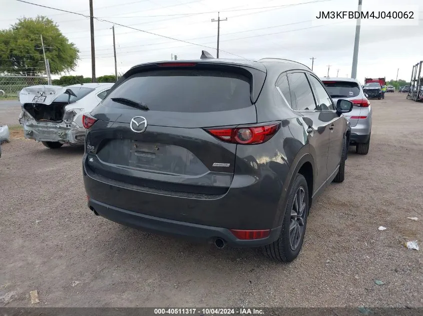 2018 Mazda Cx-5 Grand Touring VIN: JM3KFBDM4J040062 Lot: 40511317