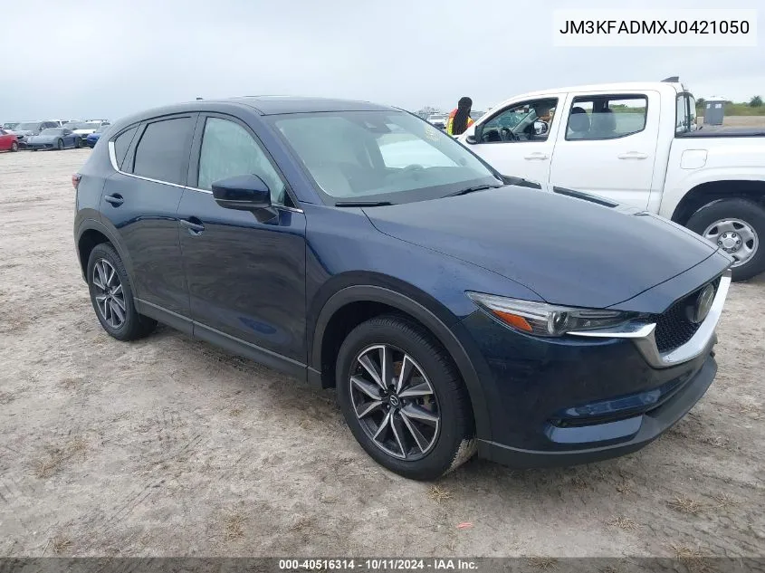 2018 Mazda Cx-5 Grand Touring VIN: JM3KFADMXJ0421050 Lot: 40516314