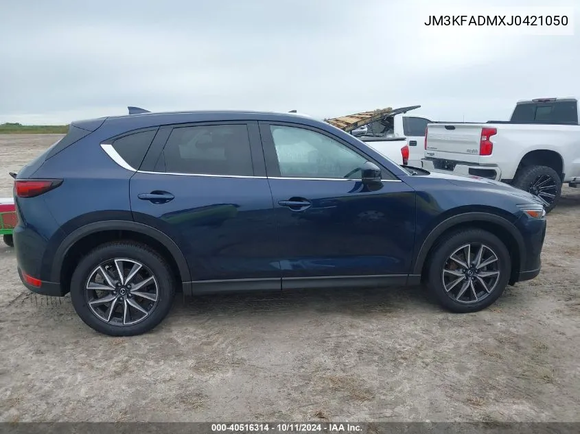 2018 Mazda Cx-5 Grand Touring VIN: JM3KFADMXJ0421050 Lot: 40516314