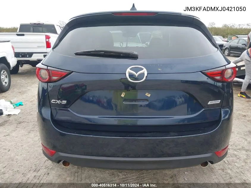 2018 Mazda Cx-5 Grand Touring VIN: JM3KFADMXJ0421050 Lot: 40516314