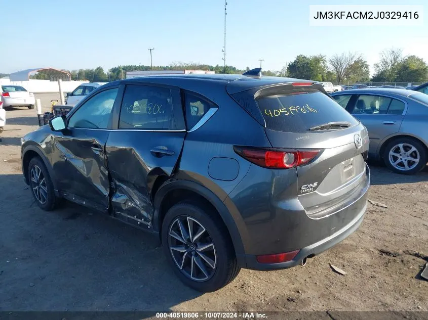 JM3KFACM2J0329416 2018 Mazda Cx-5 Touring