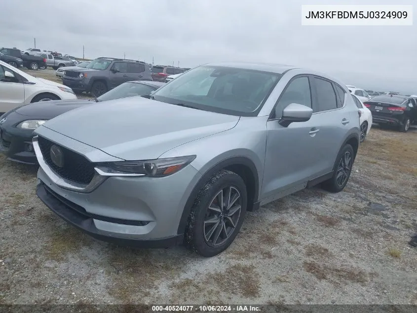 2018 Mazda Cx-5 Grand Touring VIN: JM3KFBDM5J0324909 Lot: 40524077