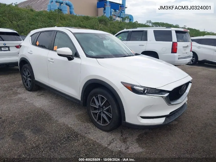 2018 Mazda Cx-5 Touring VIN: JM3KFACM3J0324001 Lot: 40525809