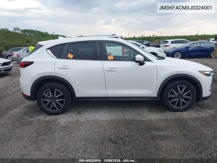 2018 Mazda Cx-5 Touring VIN: JM3KFACM3J0324001 Lot: 40525809