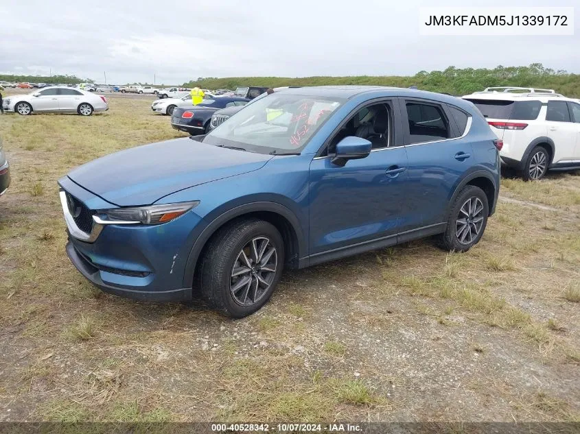 2018 Mazda Cx-5 Grand Touring VIN: JM3KFADM5J1339172 Lot: 40528342