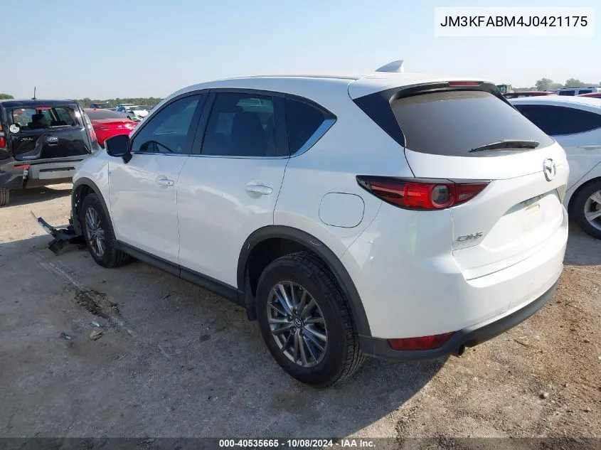 2018 Mazda Cx-5 Sport VIN: JM3KFABM4J0421175 Lot: 40535665