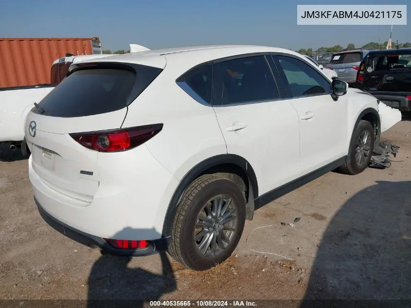 2018 Mazda Cx-5 Sport VIN: JM3KFABM4J0421175 Lot: 40535665