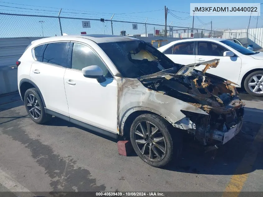 JM3KFADM1J0440022 2018 Mazda Cx-5 Grand Touring