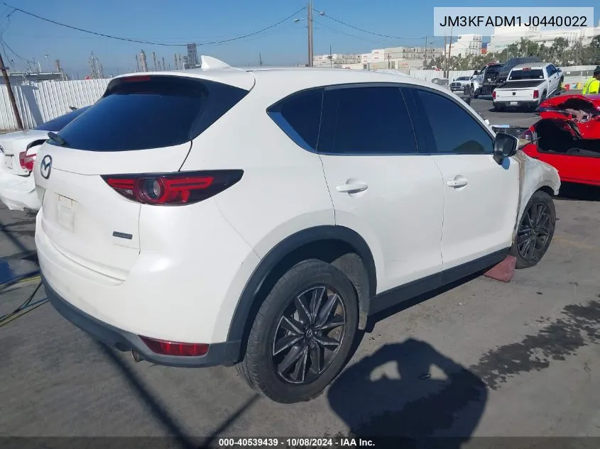 2018 Mazda Cx-5 Grand Touring VIN: JM3KFADM1J0440022 Lot: 40539439