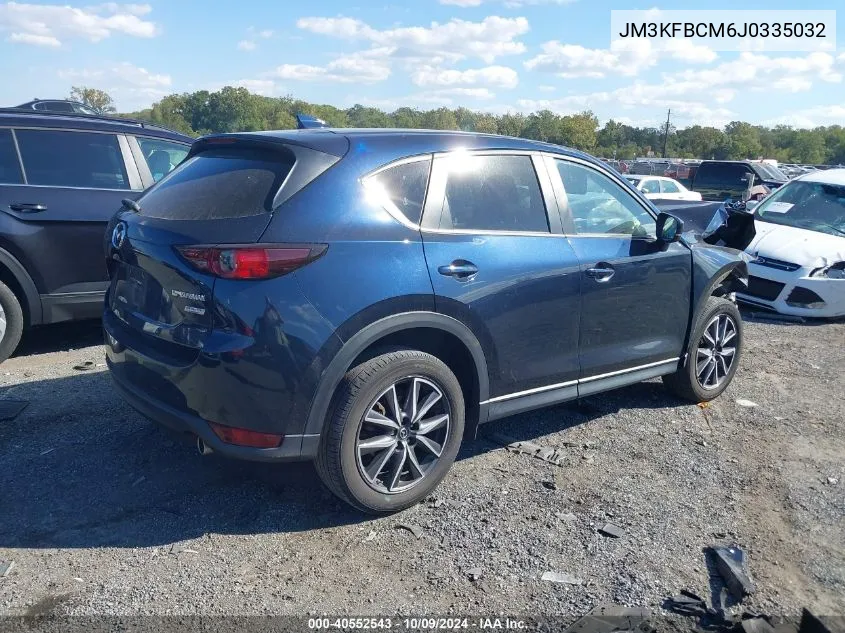 2018 Mazda Cx-5 Touring VIN: JM3KFBCM6J0335032 Lot: 40552543