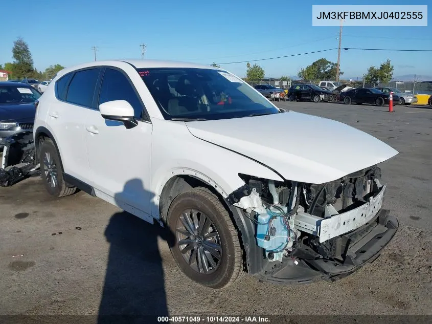 2018 Mazda Cx-5 Sport VIN: JM3KFBBMXJ0402555 Lot: 40571049