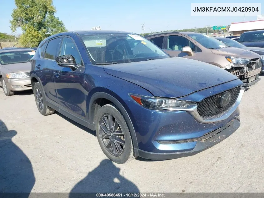 2018 Mazda Cx-5 Touring VIN: JM3KFACMXJ0420904 Lot: 40586451