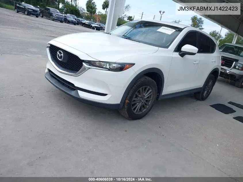 2018 Mazda Cx-5 Sport VIN: JM3KFABMXJ1422423 Lot: 40606039