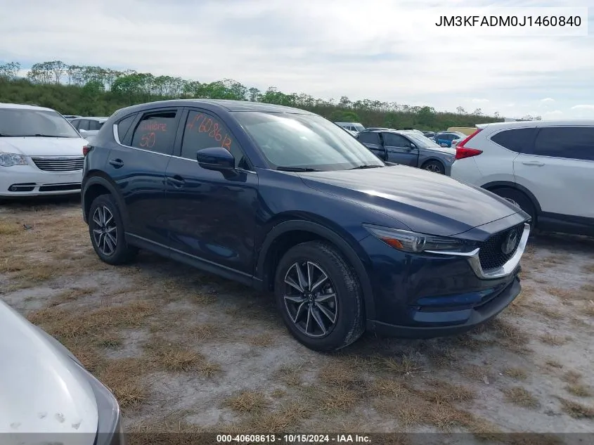 2018 Mazda Cx-5 Grand Touring VIN: JM3KFADM0J1460840 Lot: 40608613