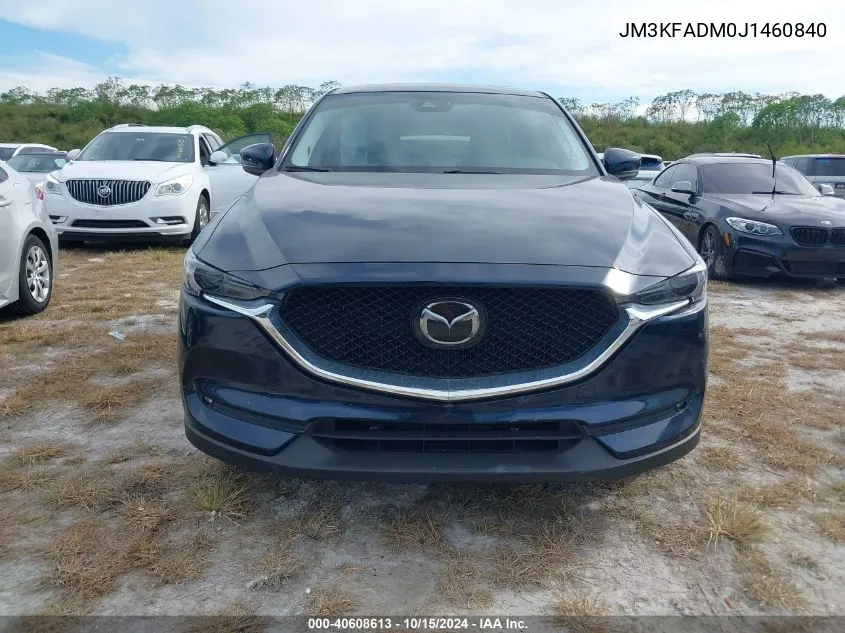 2018 Mazda Cx-5 Grand Touring VIN: JM3KFADM0J1460840 Lot: 40608613