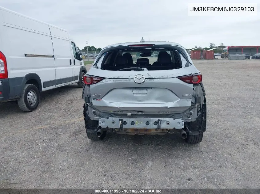 2018 Mazda Cx-5 Touring VIN: JM3KFBCM6J0329103 Lot: 40611995