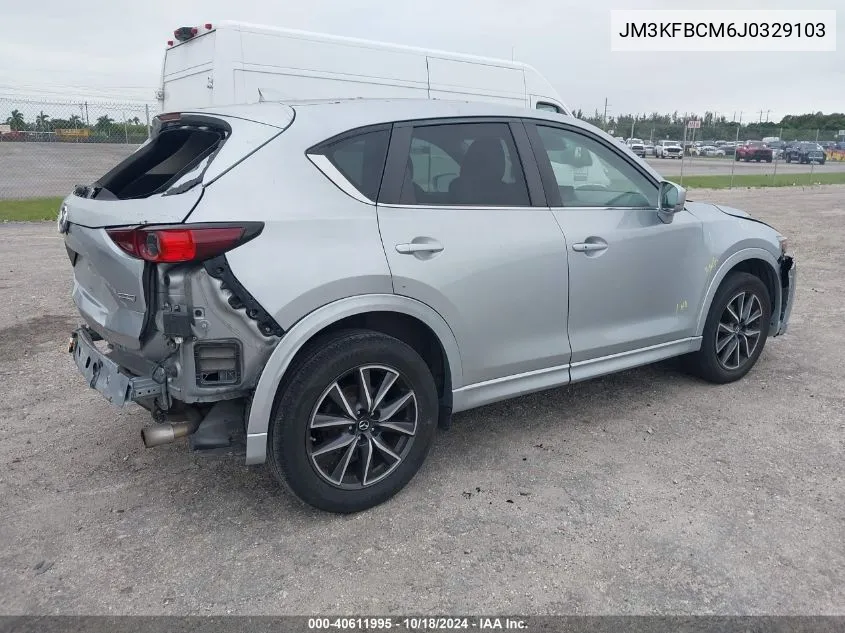 2018 Mazda Cx-5 Touring VIN: JM3KFBCM6J0329103 Lot: 40611995