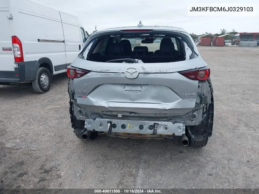 2018 Mazda Cx-5 Touring VIN: JM3KFBCM6J0329103 Lot: 40611995