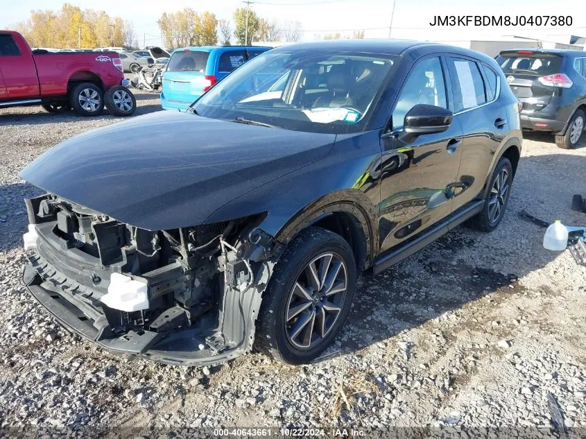 2018 Mazda Cx-5 Grand Touring VIN: JM3KFBDM8J0407380 Lot: 40643661