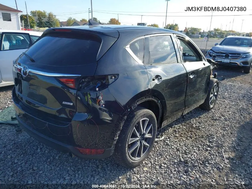 2018 Mazda Cx-5 Grand Touring VIN: JM3KFBDM8J0407380 Lot: 40643661