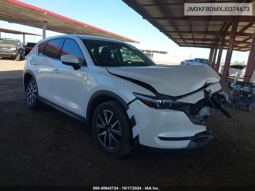 2018 Mazda Cx-5 Grand Touring VIN: JM3KFBDMXJ0374673 Lot: 40643724