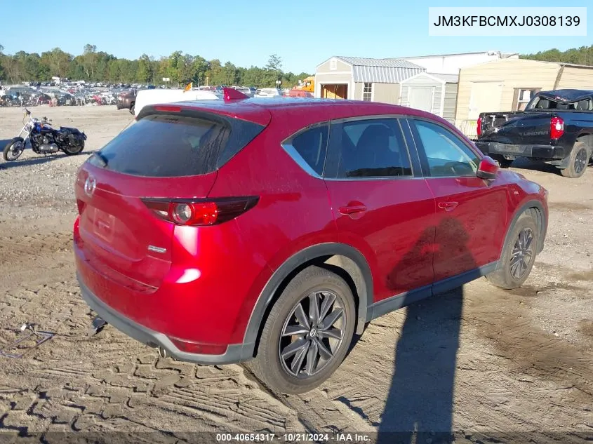 2018 Mazda Cx-5 Touring VIN: JM3KFBCMXJ0308139 Lot: 40654317