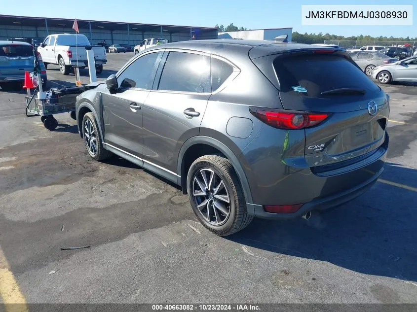 2018 Mazda Cx-5 Grand Touring VIN: JM3KFBDM4J0308930 Lot: 40663082