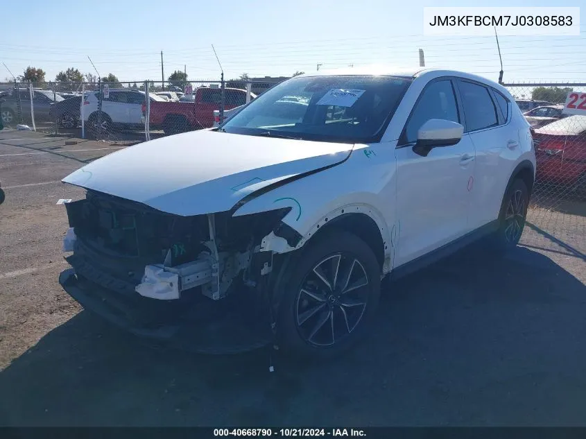 2018 Mazda Cx-5 Touring VIN: JM3KFBCM7J0308583 Lot: 40668790