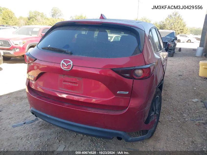 2018 Mazda Cx-5 Touring VIN: JM3KFACM3J0429556 Lot: 40674528