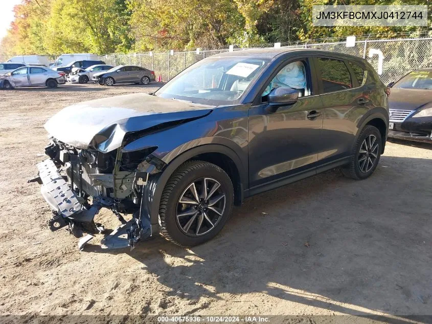 2018 Mazda Cx-5 Touring VIN: JM3KFBCMXJ0412744 Lot: 40675936