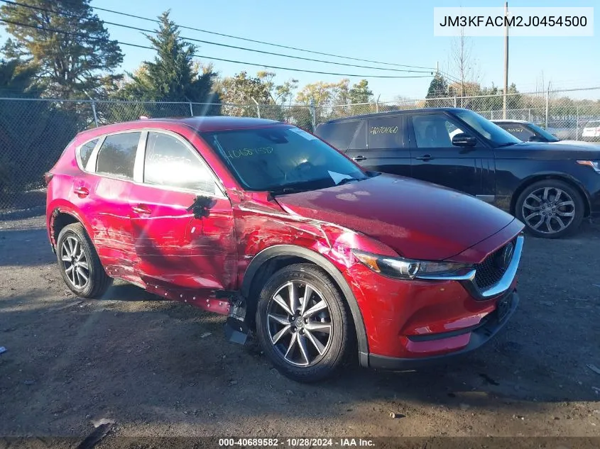 2018 Mazda Cx-5 Touring VIN: JM3KFACM2J0454500 Lot: 40689582