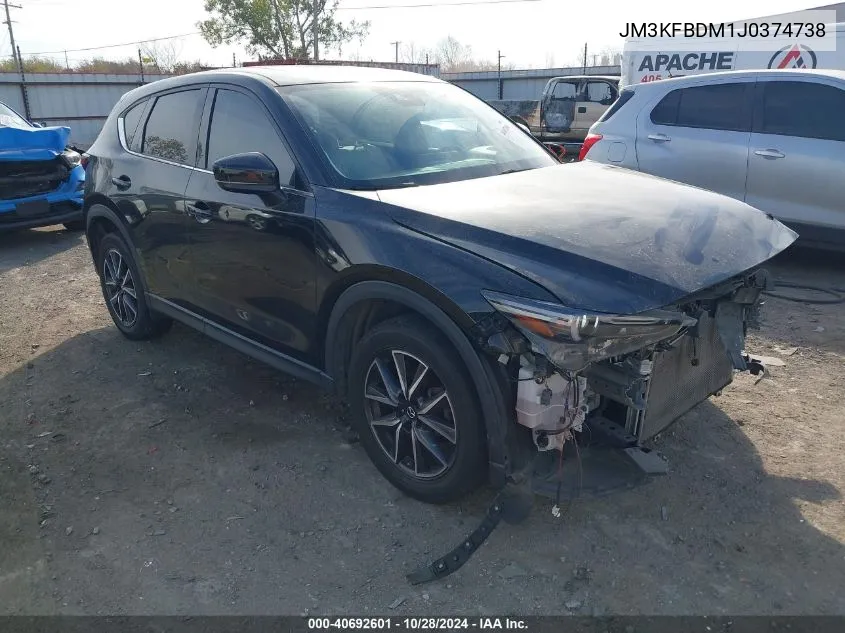 2018 Mazda Cx-5 Grand Touring VIN: JM3KFBDM1J0374738 Lot: 40692601