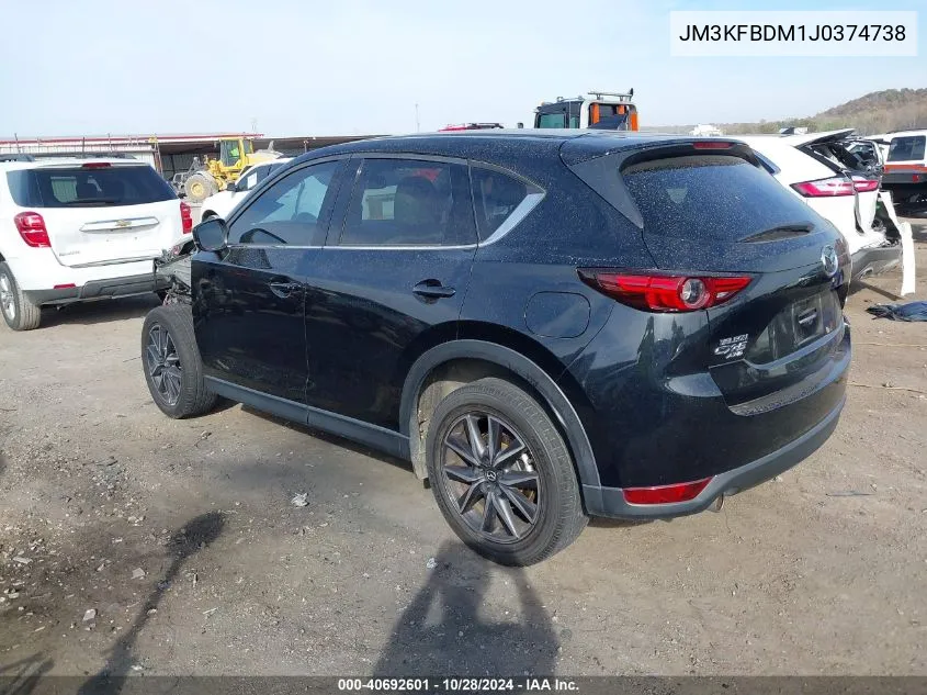 2018 Mazda Cx-5 Grand Touring VIN: JM3KFBDM1J0374738 Lot: 40692601