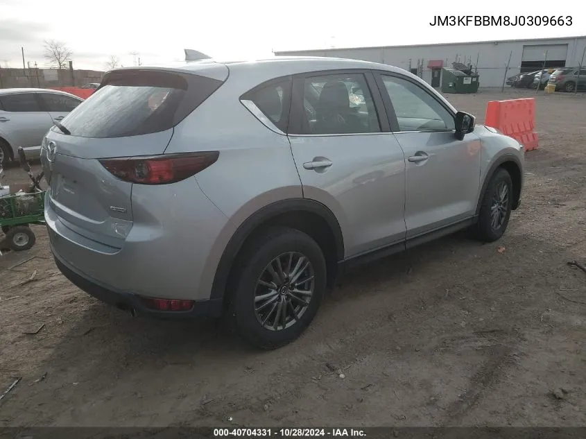 2018 Mazda Cx-5 Sport VIN: JM3KFBBM8J0309663 Lot: 40704331