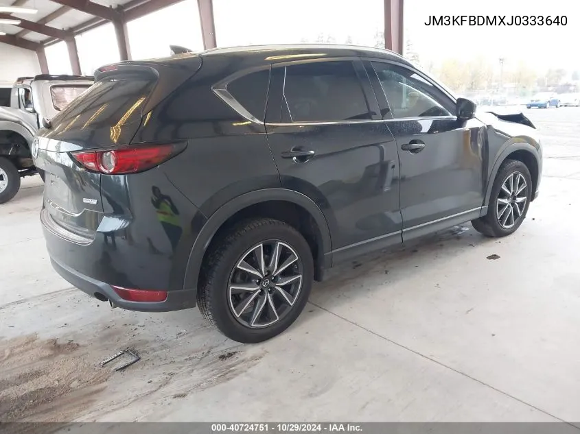 2018 Mazda Cx-5 Grand Touring VIN: JM3KFBDMXJ0333640 Lot: 40724751