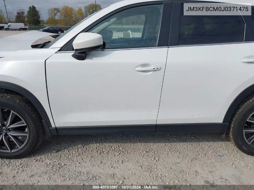 2018 Mazda Cx-5 Touring VIN: JM3KFBCM0J0371475 Lot: 40751097