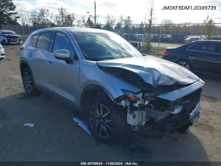 2018 Mazda Cx-5 Grand Touring VIN: JM3KFBDM1J0389739 Lot: 40789024