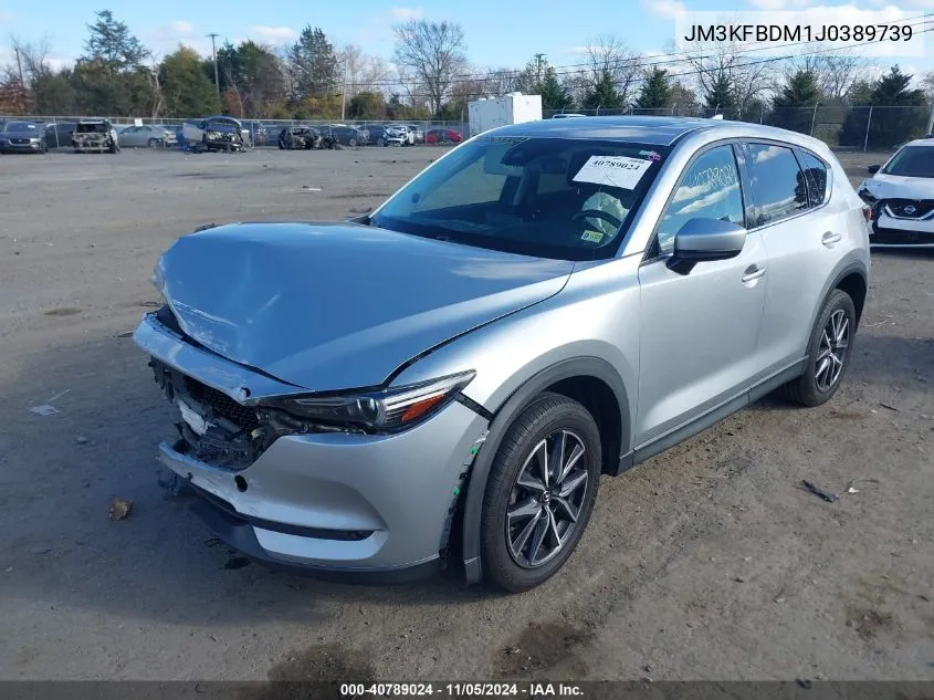 2018 Mazda Cx-5 Grand Touring VIN: JM3KFBDM1J0389739 Lot: 40789024