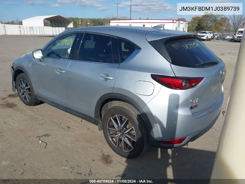 2018 Mazda Cx-5 Grand Touring VIN: JM3KFBDM1J0389739 Lot: 40789024