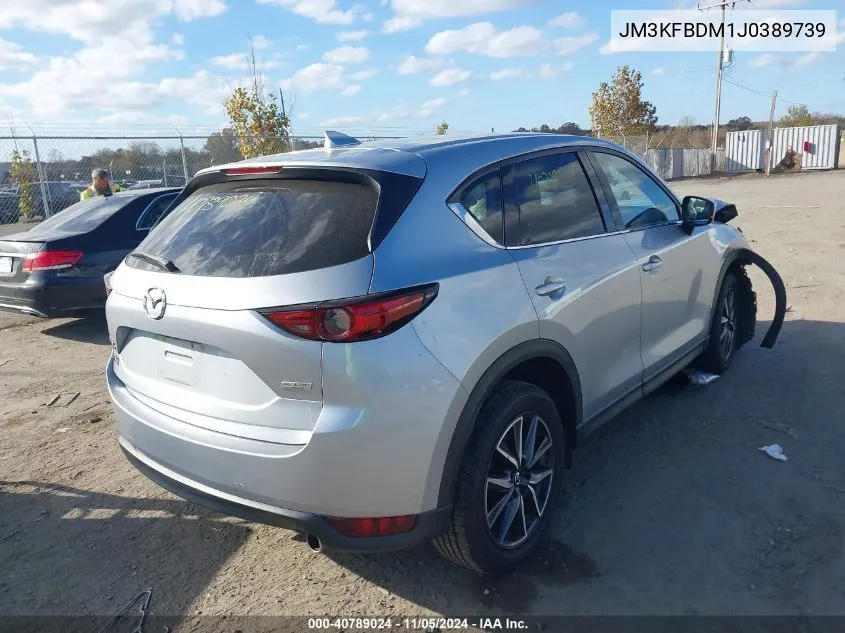 2018 Mazda Cx-5 Grand Touring VIN: JM3KFBDM1J0389739 Lot: 40789024